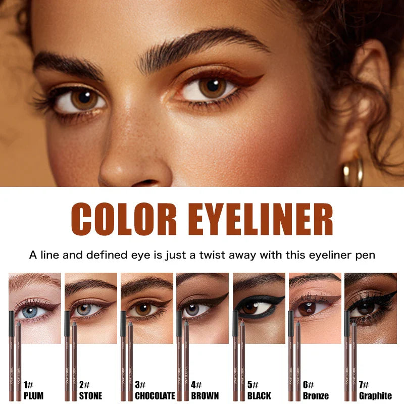 SNAILGIRL Waterproof Gel Eyeliner Pencil – Matte Quick Dry