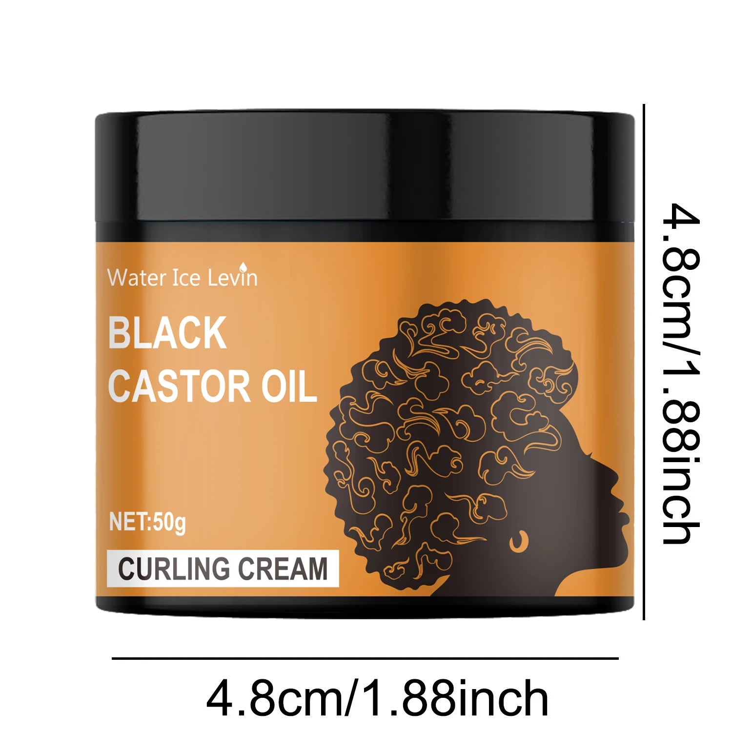 Black Castor Oil Curling Cream – Frizz-Free Curl Styler, All Types Curl Styling Cream Peaceful Pleasures Health and Wellness
