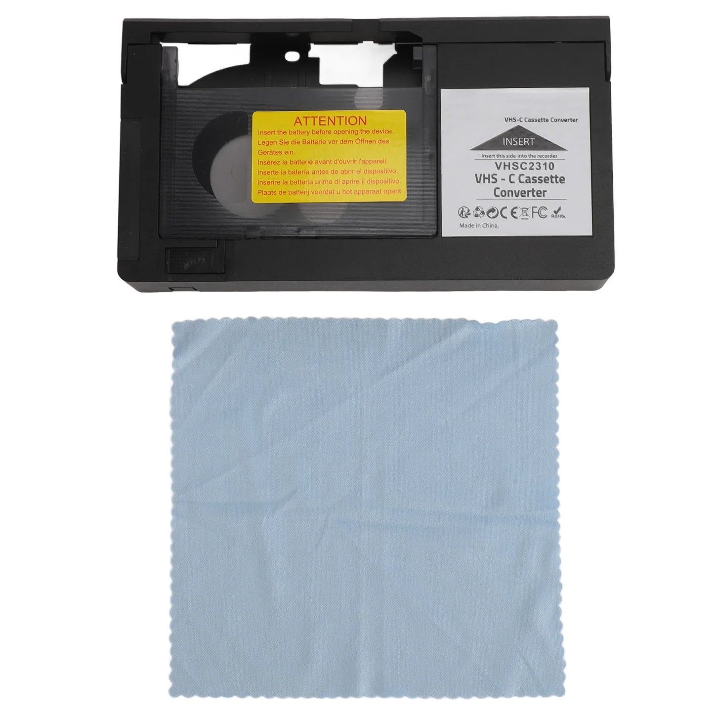 Cassette Converter Simple Playback Recording Camcorders Adapter Easy
