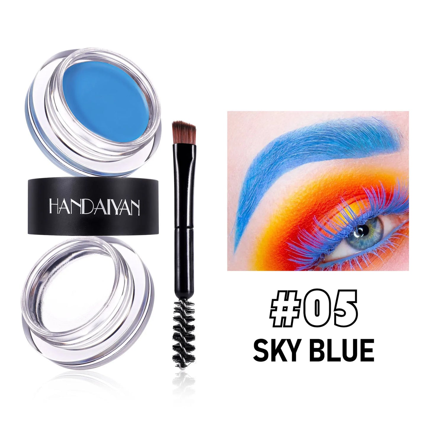 Handaiyan 2-in-1 Waterproof Eyebrow Wax & Tint Pomade | 3D Brows