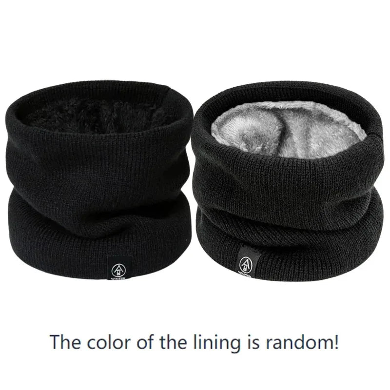 Women's Knitted Cashmere-Like Winter Neck Gaiter Snood Scarf