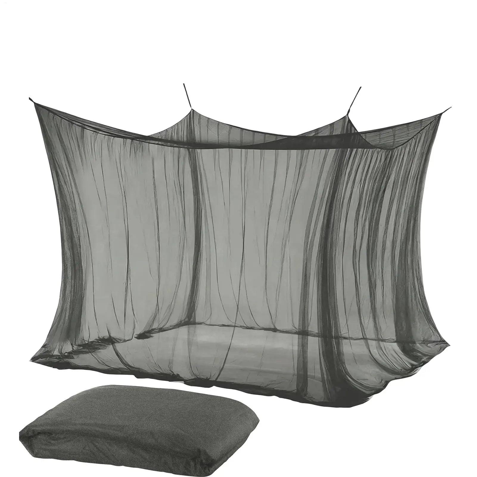 Patio Netting 9.84x9.84x8.2ft Portable Square 4 Corner Mesh Drapes Camping Cot Mosquito Net For Tables Chairs Under Gazebo Peaceful Pleasures Health and Wellness