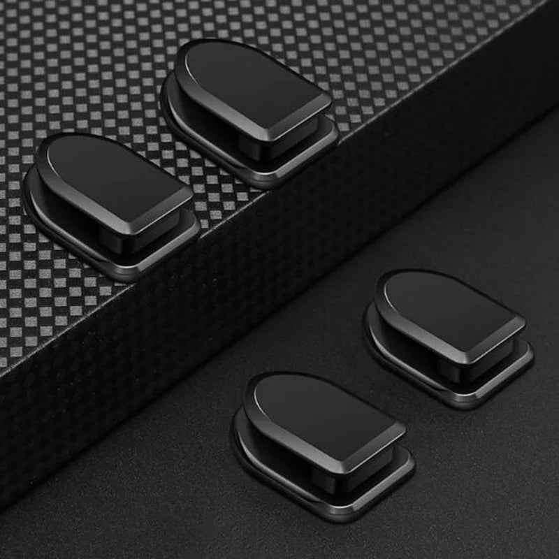 New Car Hooks Organizer Storage for USB Cable Headphone Key Storage 1/2/6Pcs Self Adhesive Wall Hook Hanger Auto Fastener Clips Peaceful Pleasures Health and Wellness