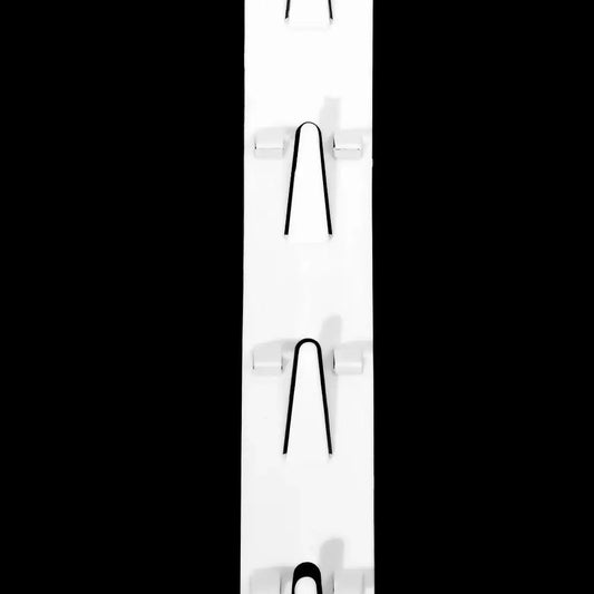 4-Pack Clip Strips with 12 Hooks & Label Header | Retail Display Merchandising Display Strip Peaceful Pleasures Health and Wellness