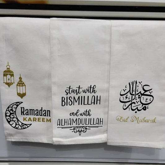 Eid Mubarak Ramadan Kitchen Towel | Islamic Muslim Gift