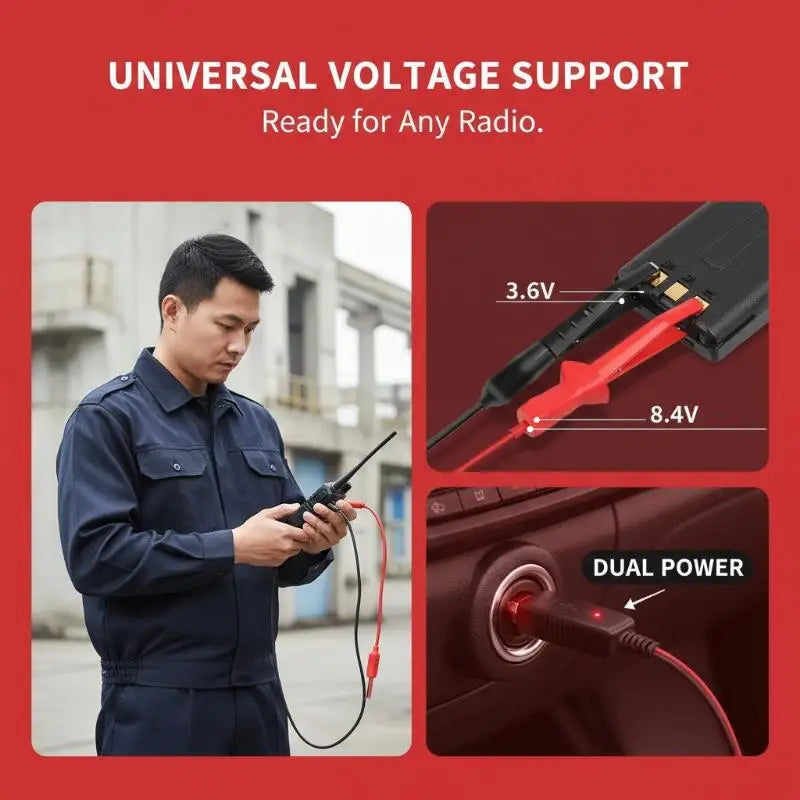 Universal USB Charger Cable for UV-5R BF-888S Walkie Talkies