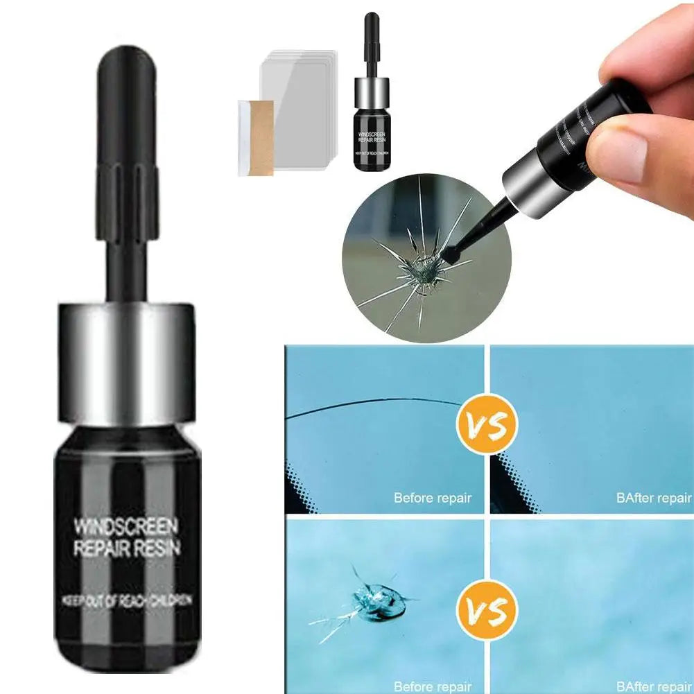 Auto Windscreen Window Glass Nano Scratch Crack Crack Resin Repair Agent Car Glass Scratch Repair Fluid Agent Kit Tools Accessor Peaceful Pleasures Health and Wellness