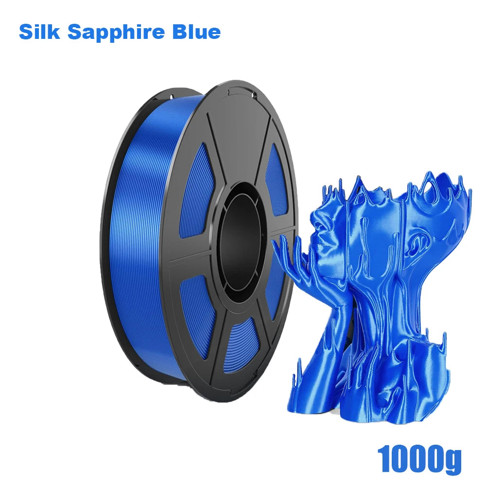 Silk PLA 3D Printer Filament 1.75mm 250g – Shiny PLA+ Spool