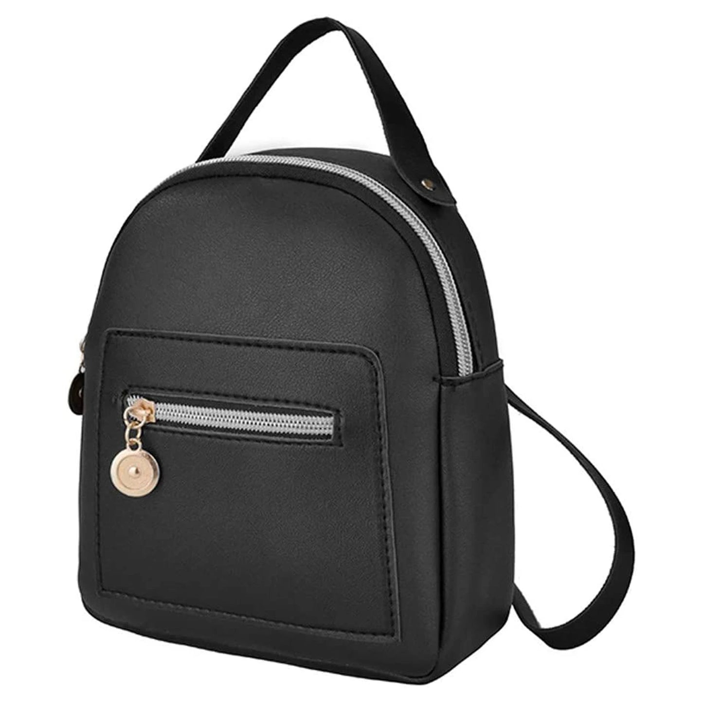 Mini Backpack Cute Casual Daypack Zippered Pockets Crossbody Convertible Bag Women Girl Backpack Peaceful Pleasures Health and Wellness A