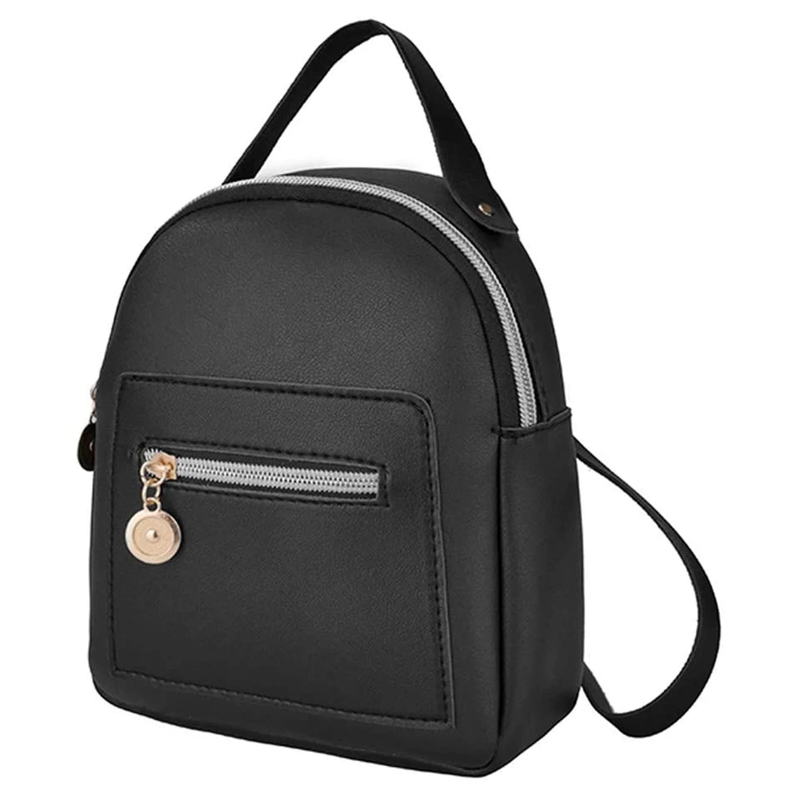 Mini Backpack Cute Casual Daypack Zippered Pockets Crossbody Convertible Bag Women Girl Backpack Peaceful Pleasures Health and Wellness A