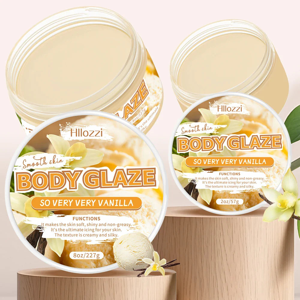 Vanilla Body Glaze – Moisturizing Face & Body Nourishing Cream