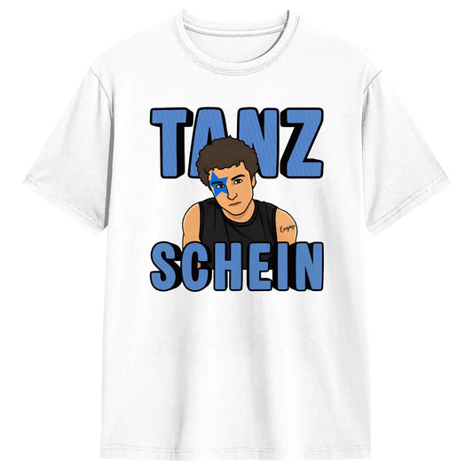 TANZSCHEIN Cosmó Men T Shirts Eurovisions 2026 Awesome Tee Shirt Short Sleeve Round Neck T-Shirt Pure Cotton Summer Clothes Peaceful Pleasures Health and Wellness