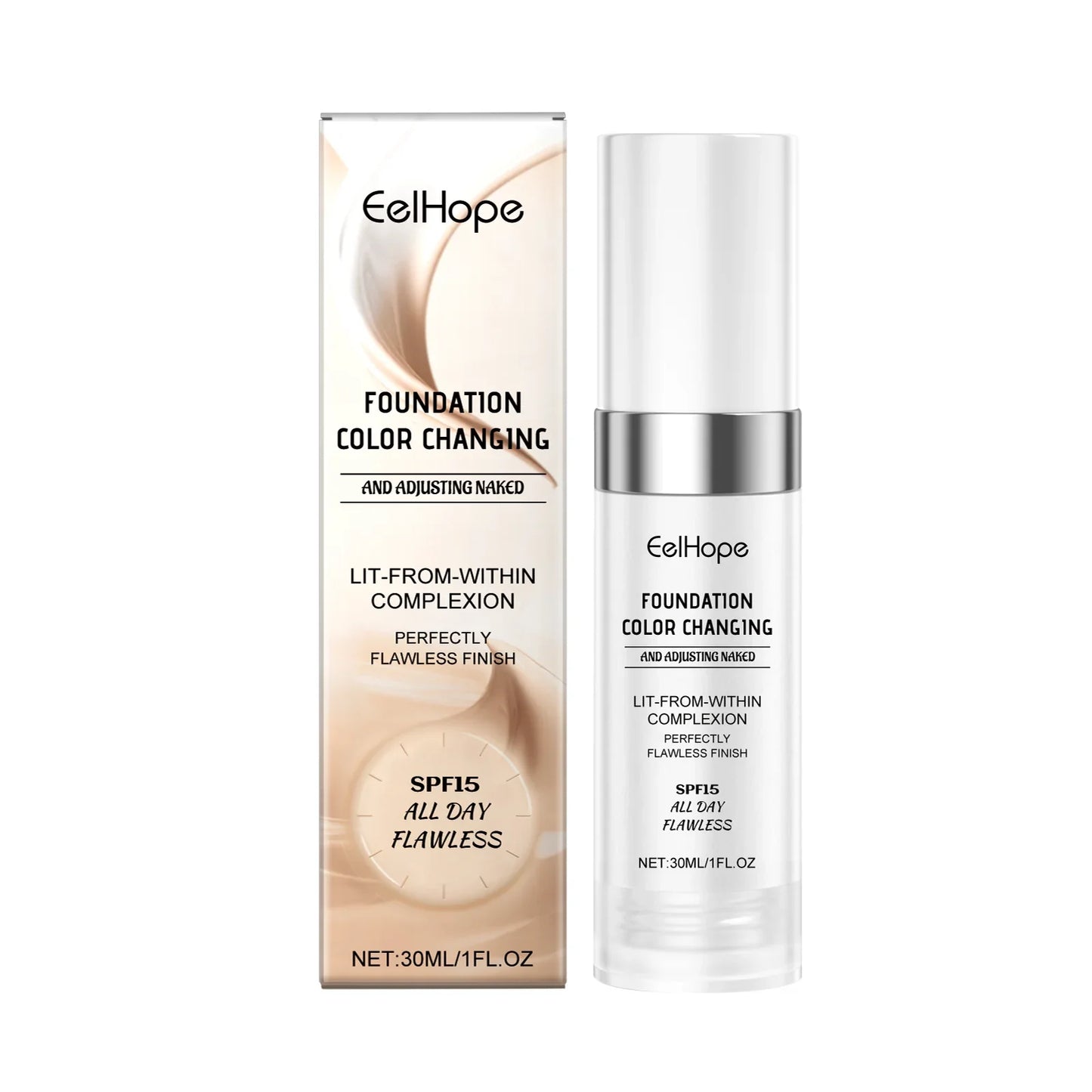 Eelhope Hydrating Liquid Foundation – Dewy Light Coverage 30ml