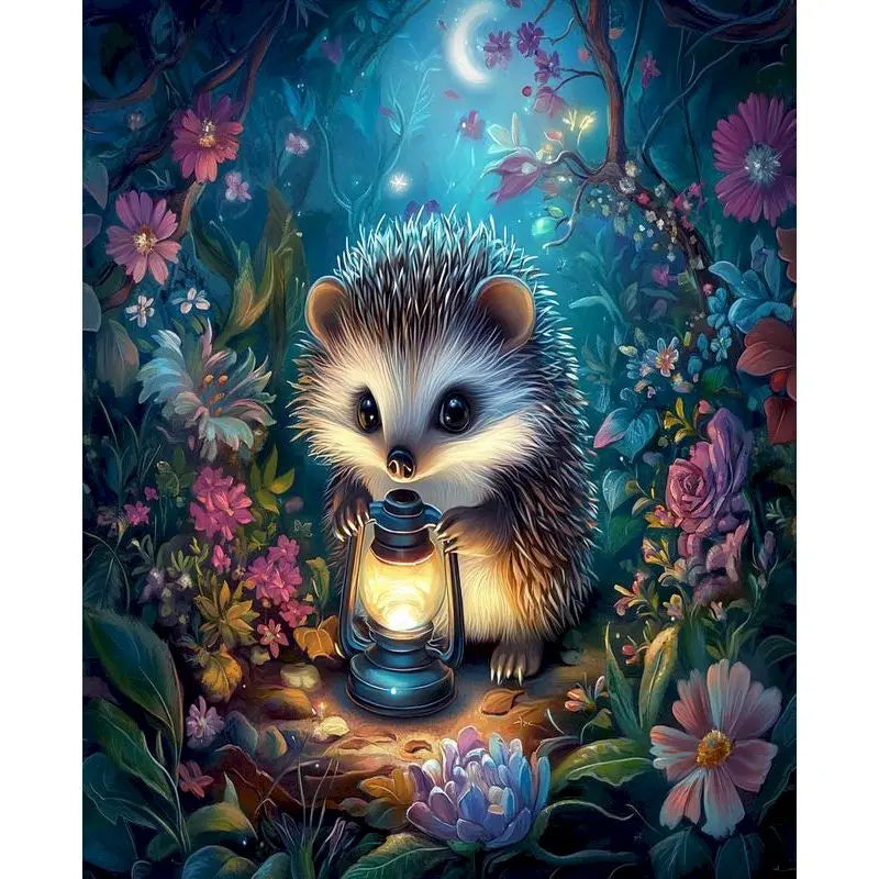 Paint by Numbers Kit Animals Canvas 60×75cm | Acrylic Art