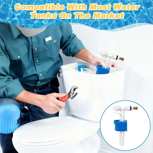 Toilet Fill Valve Replacement Kit – Leak-Proof Tank Repair Toilet Fill Valve Kit Peaceful Pleasures Health and Wellness Default Title