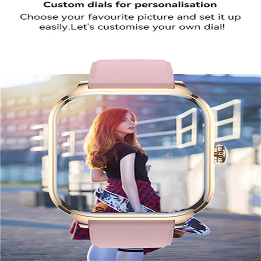 CHAONB Y68 2.01" HD Bluetooth Smartwatch | Fitness Tracker