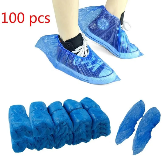 Medical Waterproof Boot Covers Plastic Disposable Shoe Overshoes Peaceful Pleasures Health and Wellness