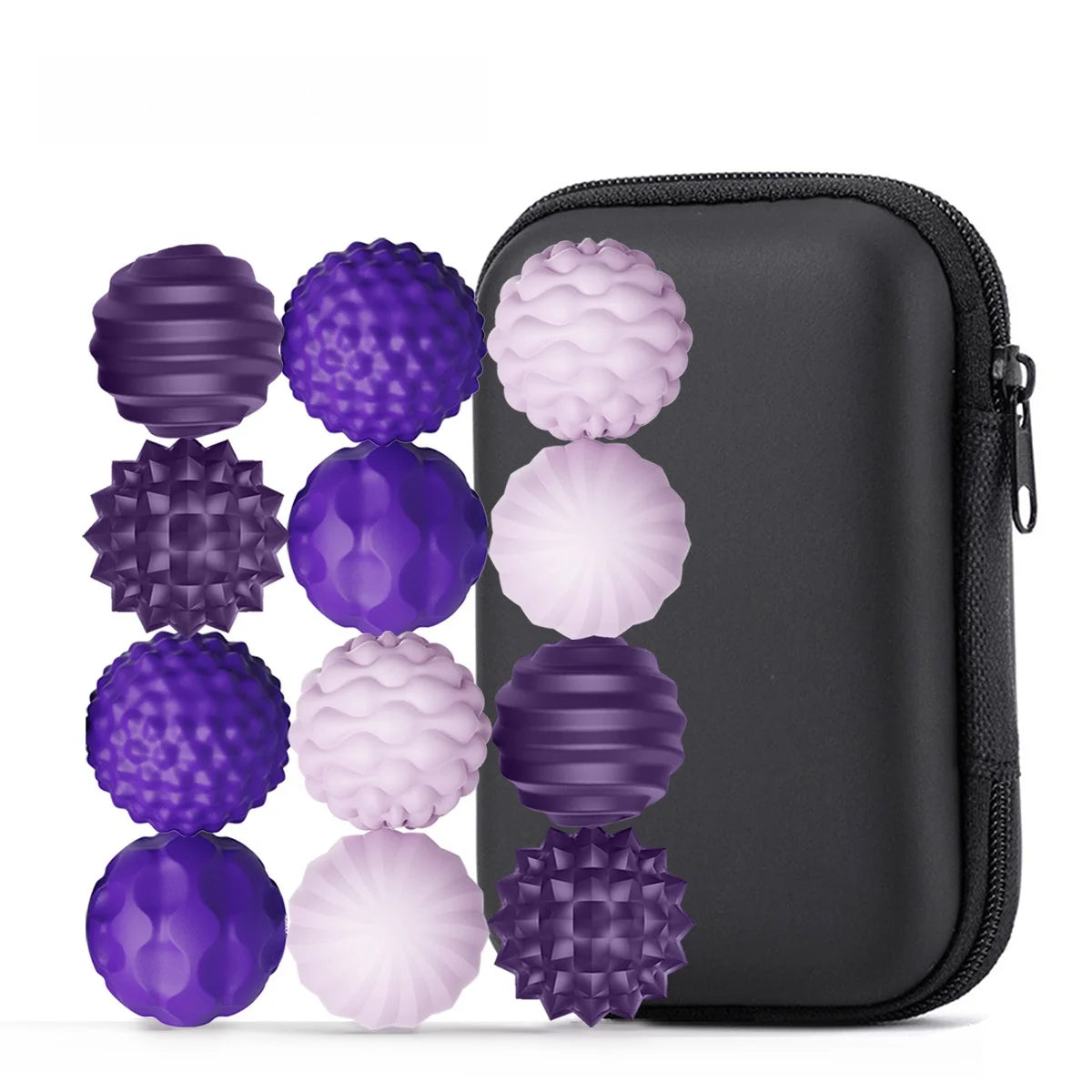 Magnetic Silicone Fidget Balls – Sensory Toy Set 6 or 12 Pcs