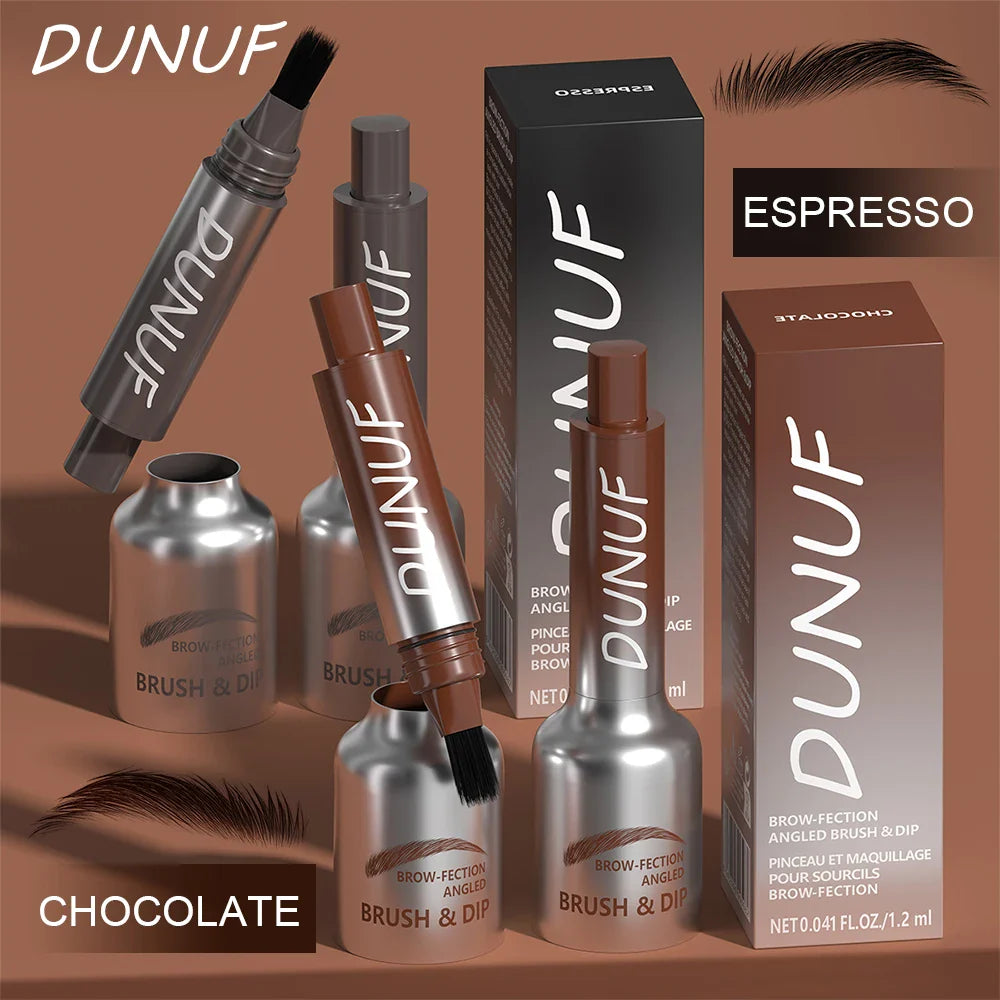 DUNUF 3D Waterproof Eyebrow Pencil – Anti-Smudge Cream