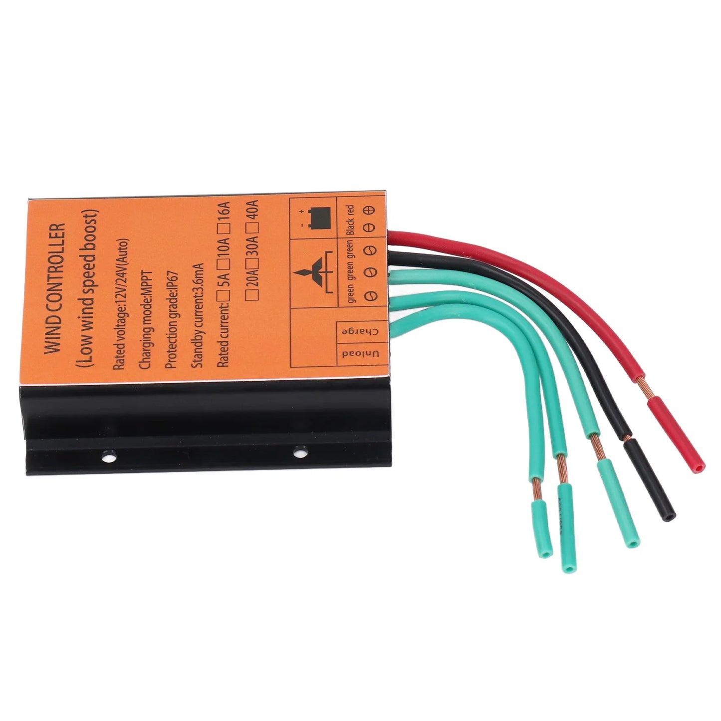 Boost Wind Turbine Controller 12V 24V Wind Turbine Controller 300W‑1000W Step Up Type MPPT PWM Wind Controller 16A Peaceful Pleasures Health and Wellness Default Title