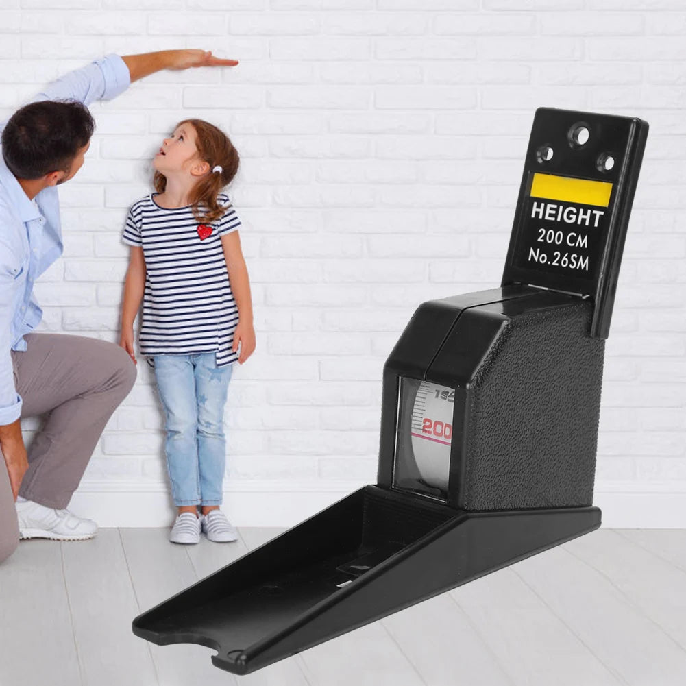 Retractable Measure Tool 2 Meters Height Stature Meter Retractable Measuring Tape Ruler Metal Measuring Tool Measuring Ruler Peaceful Pleasures Health and Wellness