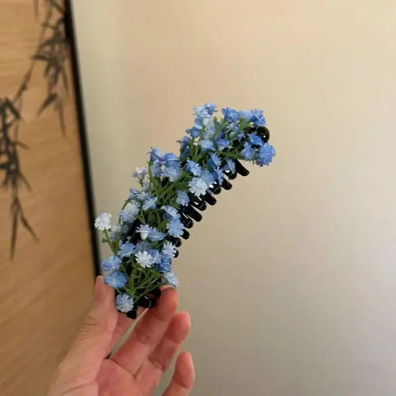Baby's Breath Flower Hair Clip – Elegant Bridal Hairpin