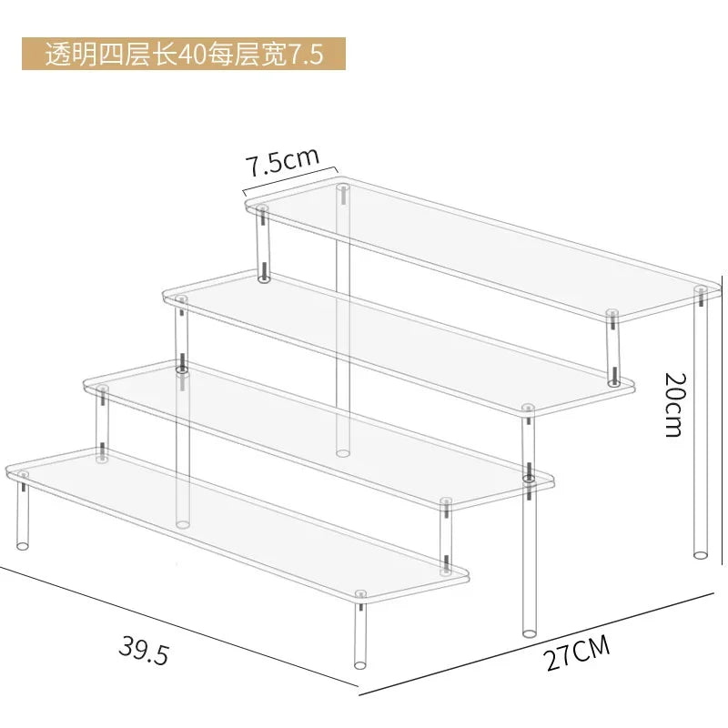 Clear Acrylic Display Stand | Perfume, Cupcake & Figurine Riser
