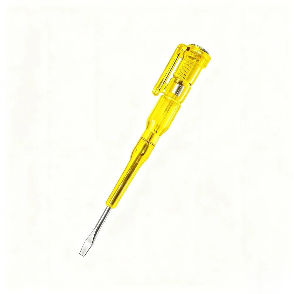 100–500V Voltage Tester Pen & Slotted Screwdriver 2-in-1