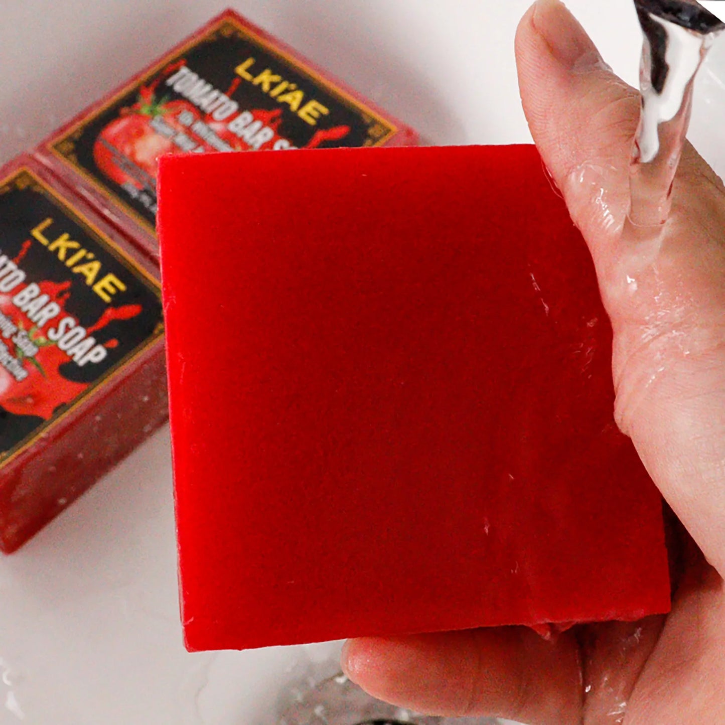 AILKE Tomato Natural Bar Soap – Brightening & Oil Control 200g