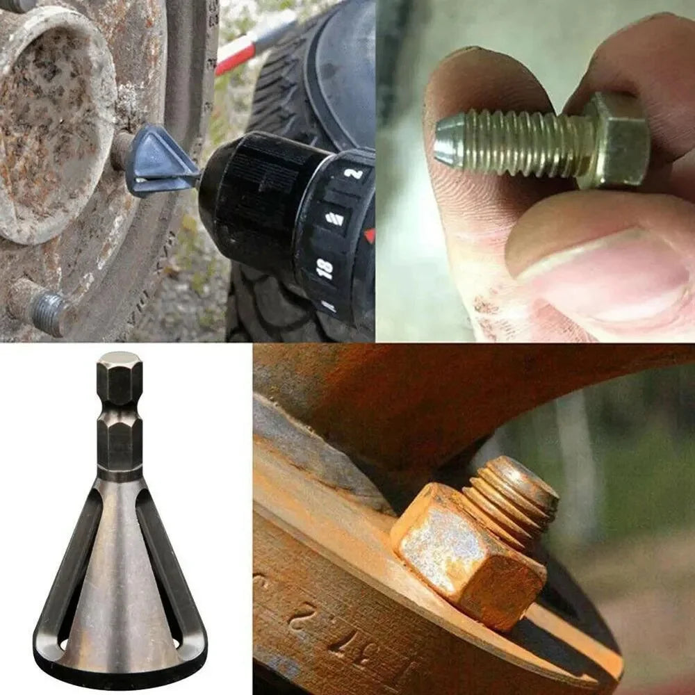 High-Speed Steel Deburring And Chamfering Tools Hexagonal Threaded Edges Power Drill Stainless Steel Drilling Triangle Shanks Peaceful Pleasures Health and Wellness