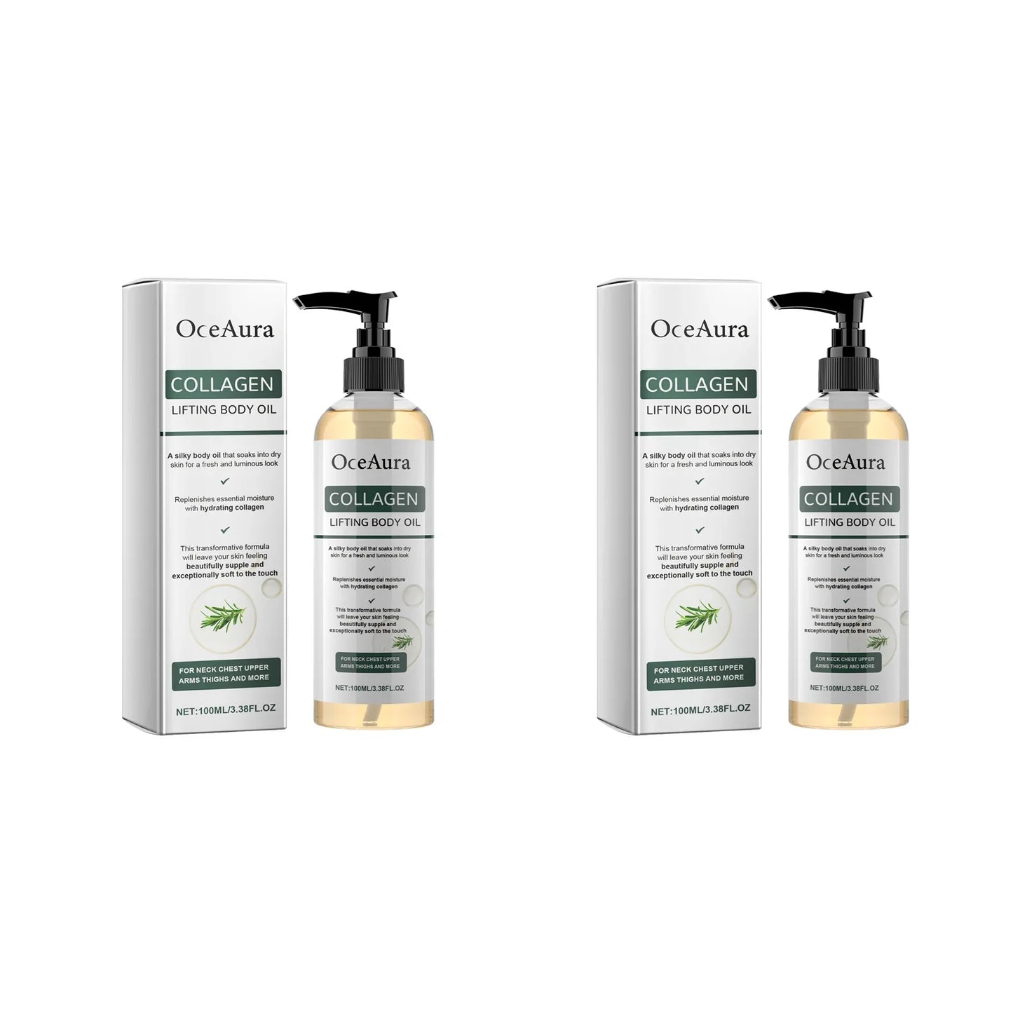 OceAura Collagen Firming Body Oil – Deep Moisturizing 100ml