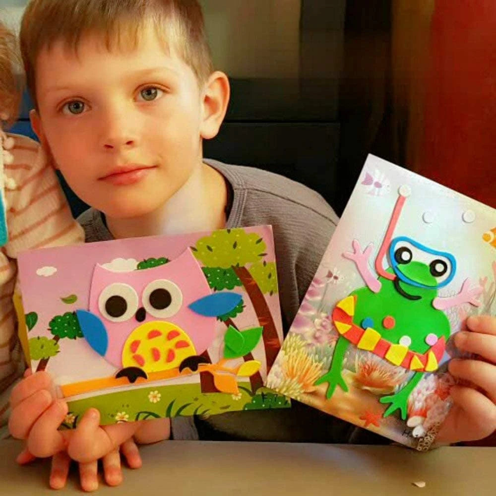 Creative 3D EVA Foam Sticker DIY Handmade Craft Kids Toddlers Cute
