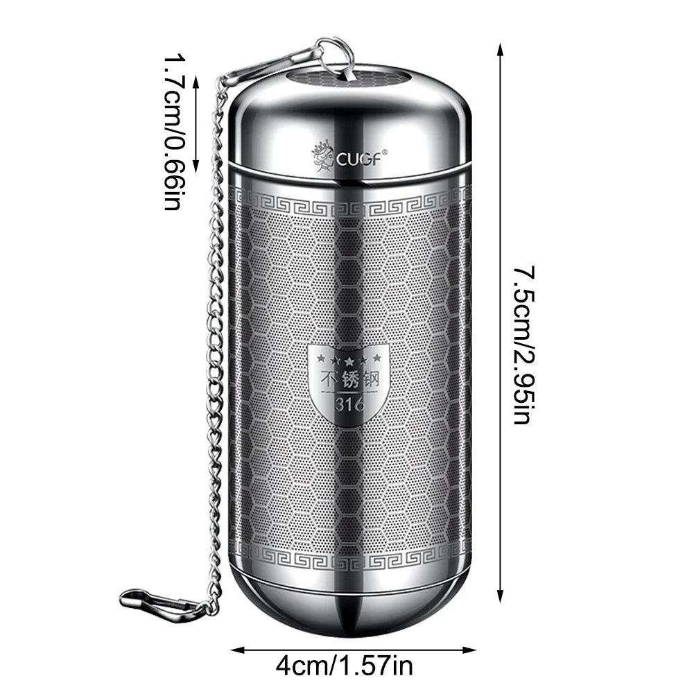 Stainless Steel Tea Infuser Ball – Fine Mesh Loose Leaf Strainer