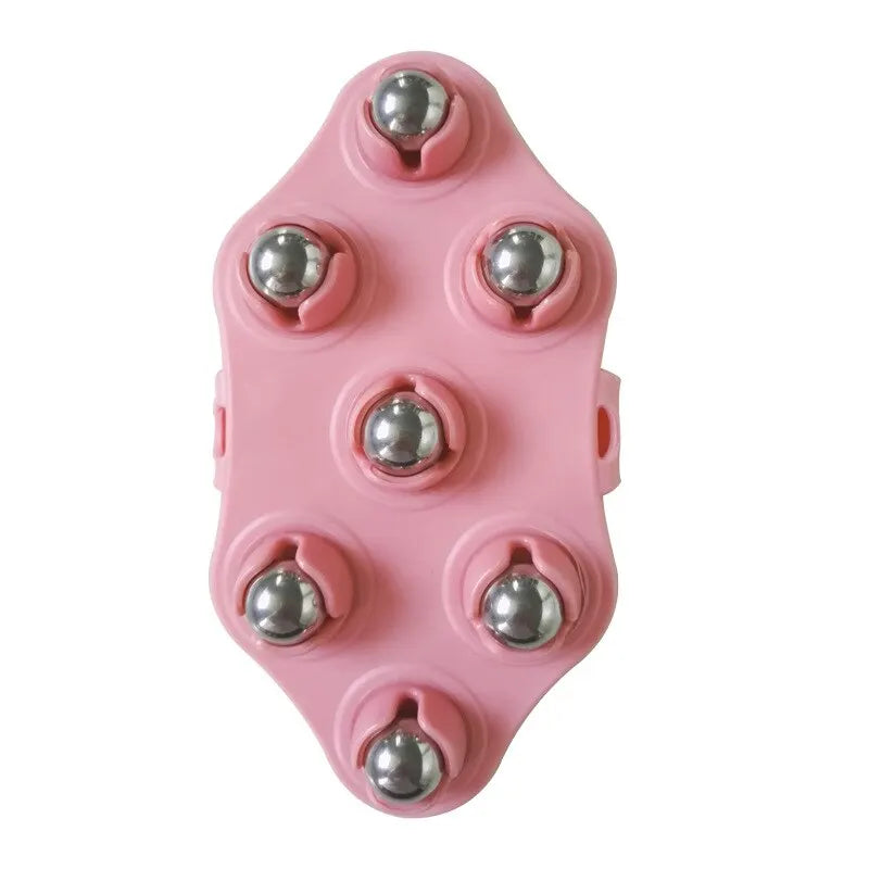 Massage Roller Neck and Back Seven Roller Ball Relaxer Body Meridian Massage For Fitness Relaxation Massager Peaceful Pleasures Health and Wellness