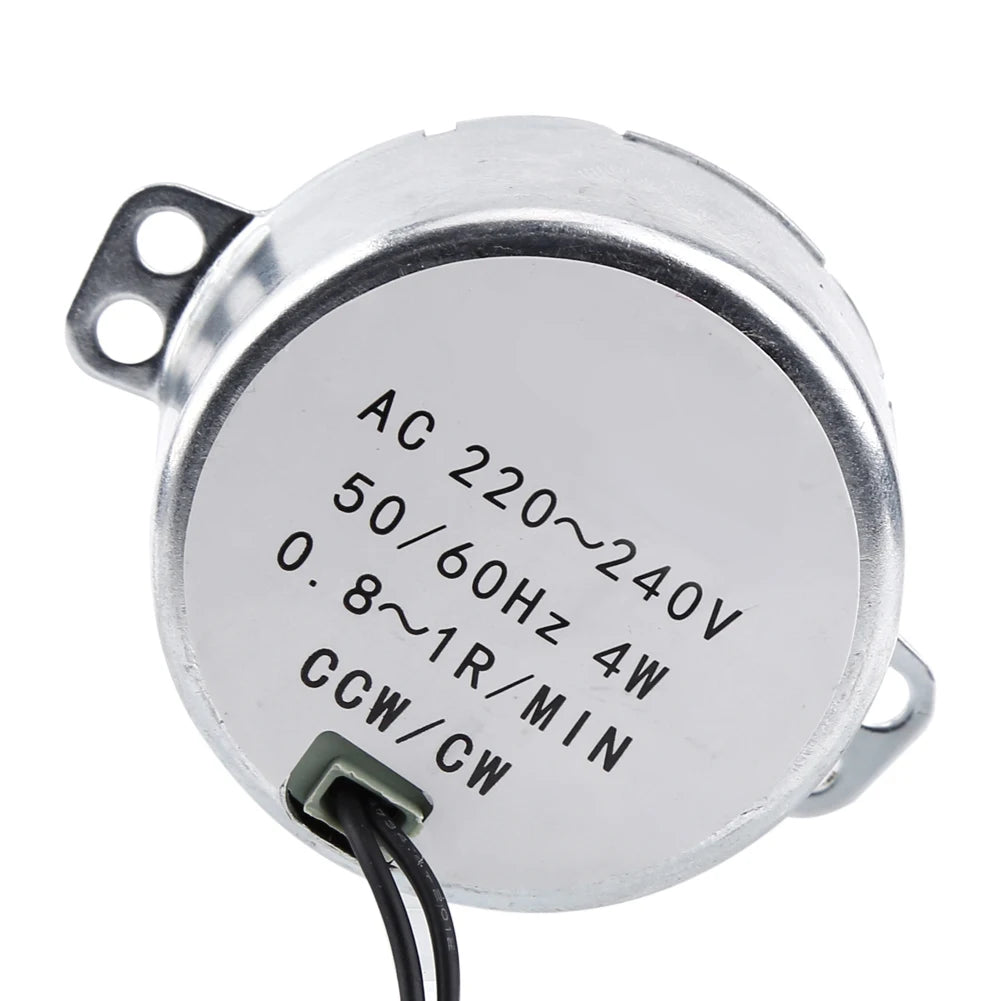 AC 220-240V 4W 50 60Hz Synchronous Motor Geared CW CCW