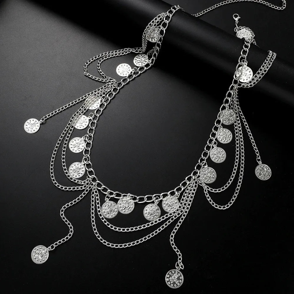 Tassel Belly Chain – Multi-Layer Adjustable Waist Chain