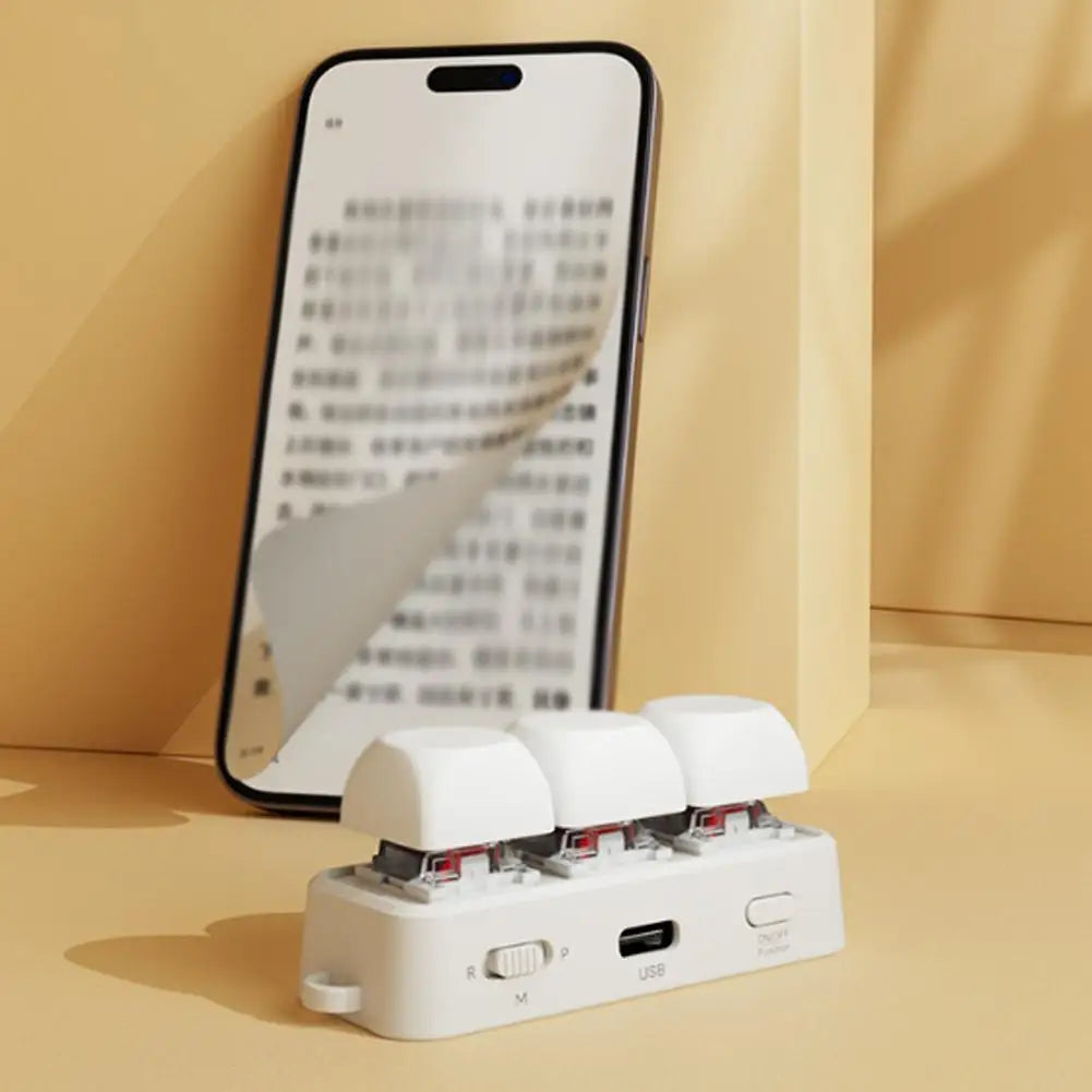 Bluetooth Page Turner Remote – RGB, Hot-Swap Switches, 30g