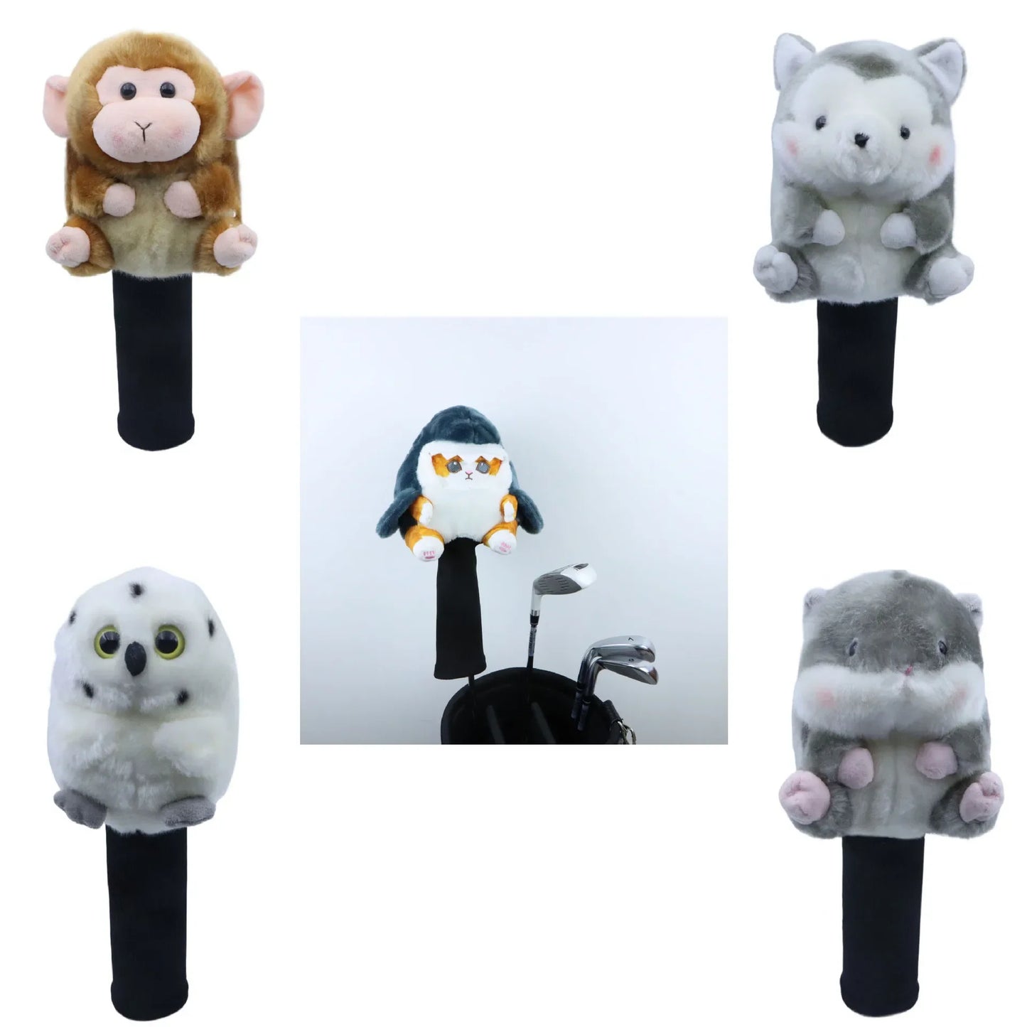 Animal Golf Headcovers for Fairway #3#5 Woods Cover High Quality Golf Headcovers Protector Accessories Mascot Novelty Cute Gift Peaceful Pleasures Health and Wellness