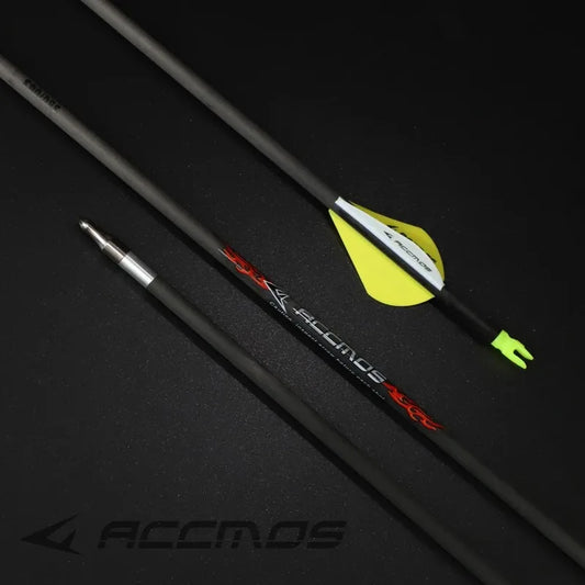 6 ID Pure Carbon Arrow Shaft Spine 300 700 Recurve Compound Bow Peaceful Pleasures Health and Wellness 6pcs Spine300