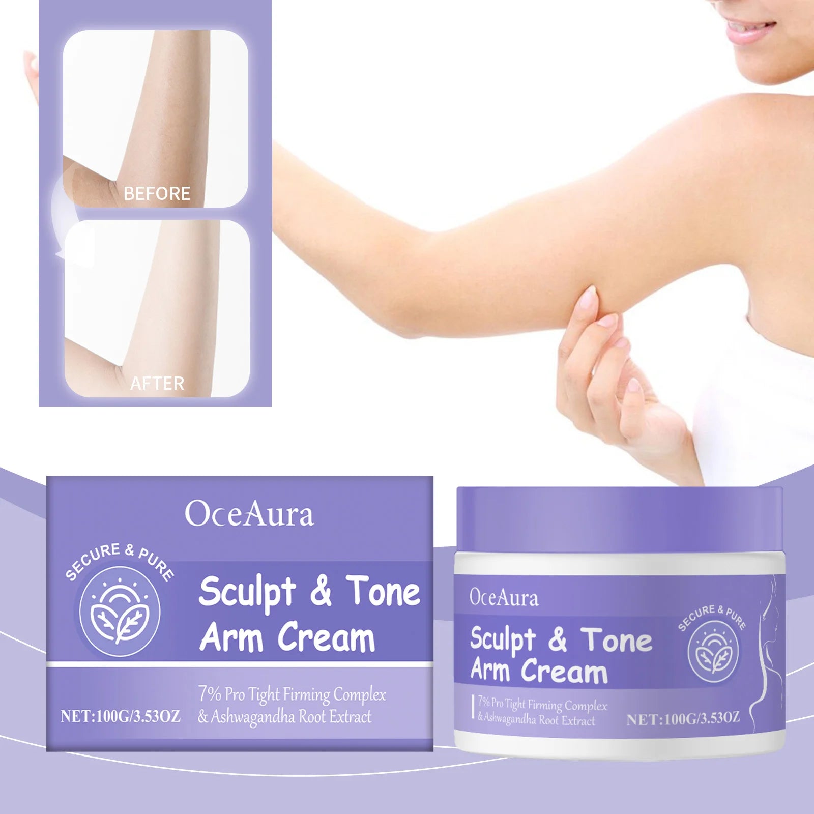 Arm Firming Cream – Anti-Aging, Skin Tightening & Sculpting Peaceful Pleasures Health and Wellness