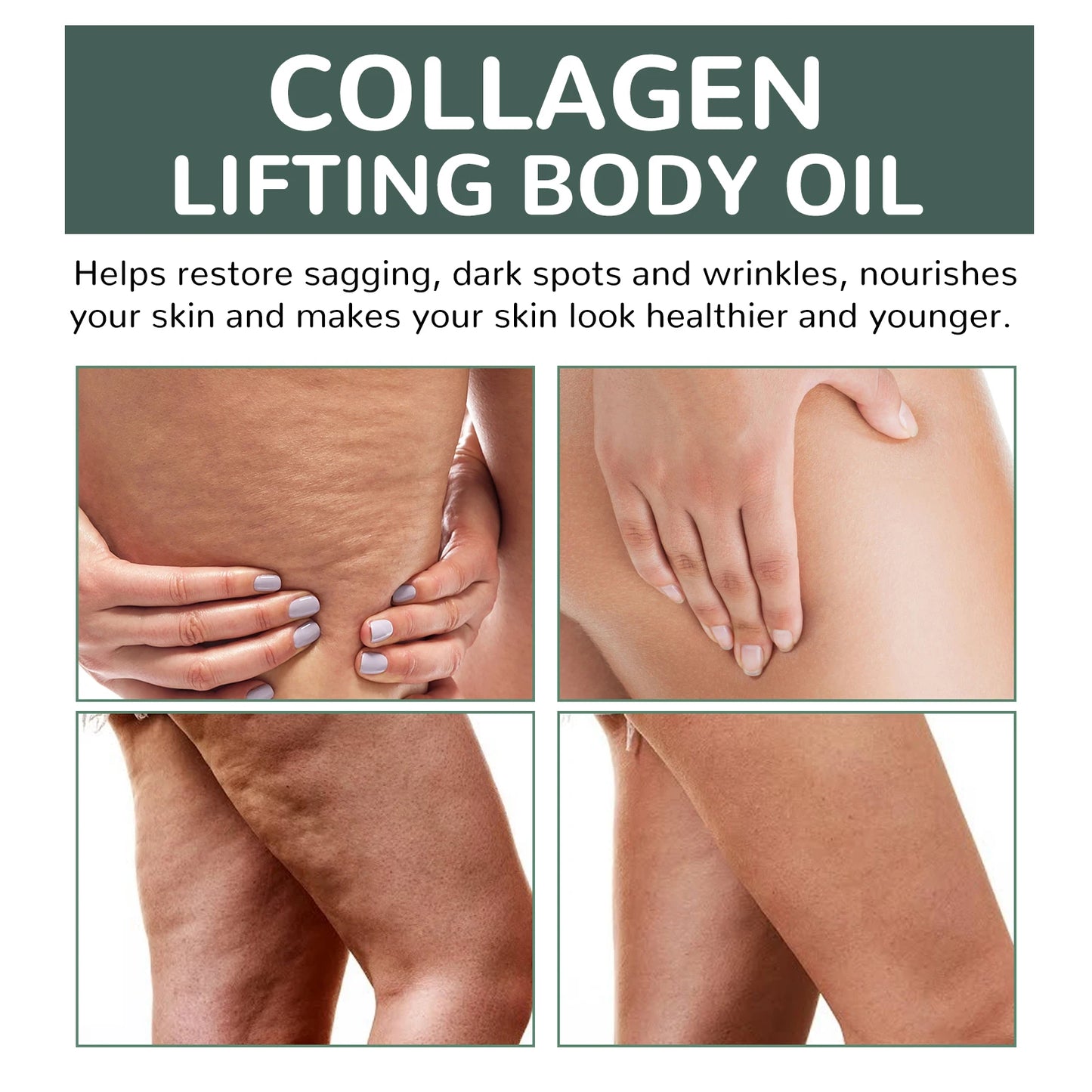 OceAura Collagen Lifting Firming Body Oil – Skin Tightening