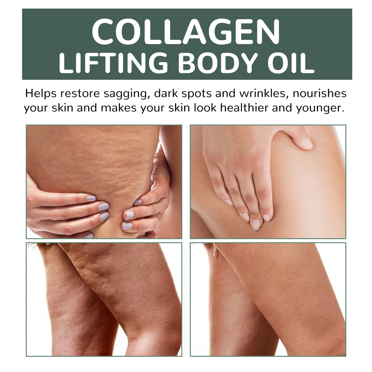 OceAura Collagen Firming Body Oil – Skin Tightening for Women