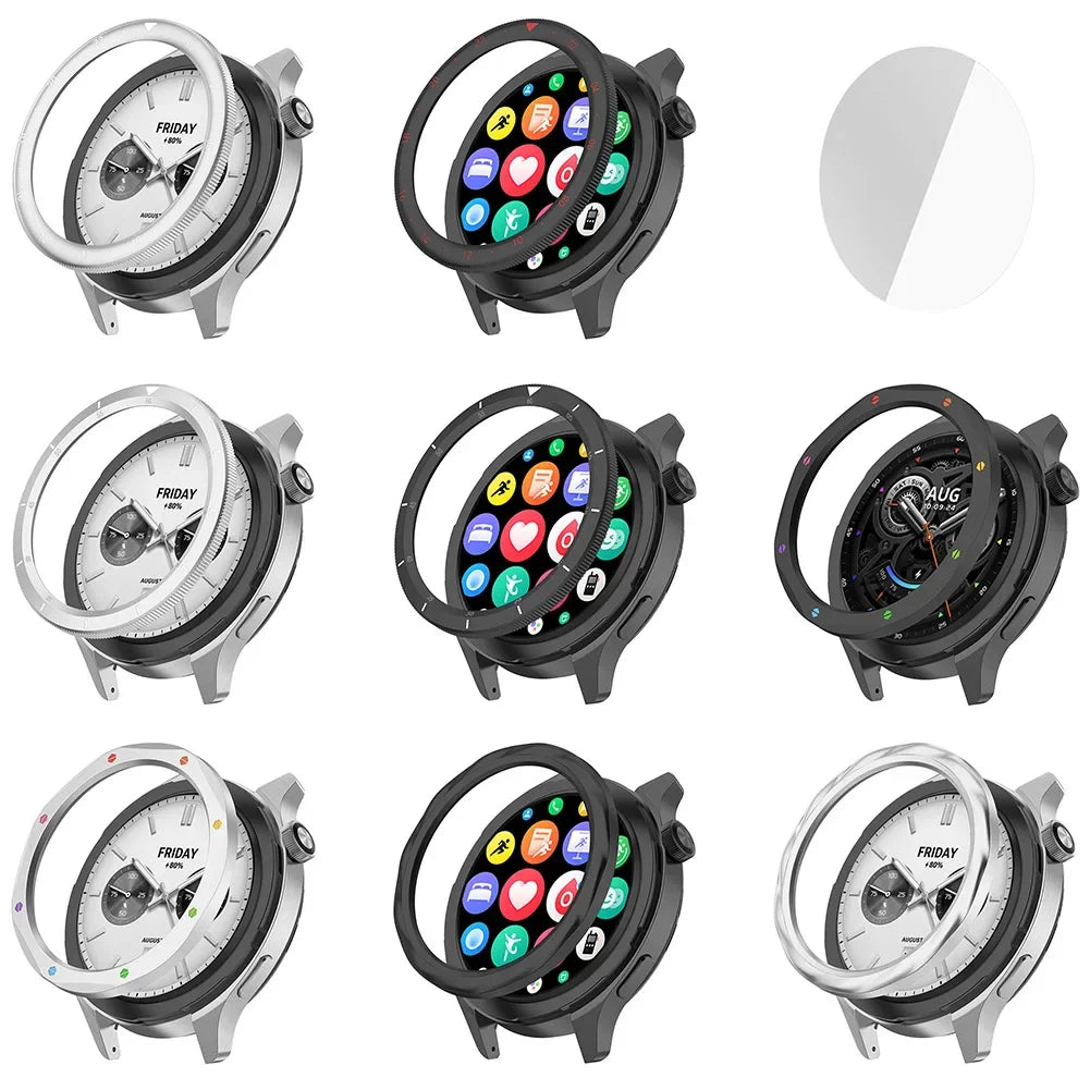 Metal Bezel Ring for Xiaomi Watch S4/S3 ESIM – with Screen Protector Peaceful Pleasures Health and Wellness