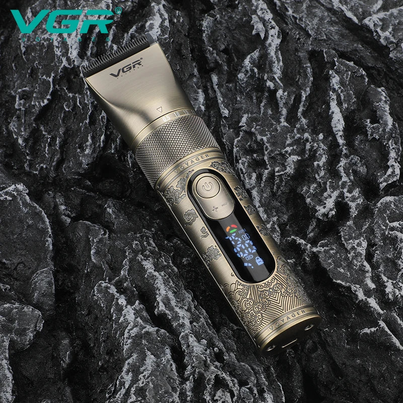 VGR V-659 Professional Metal Hair Clipper & Trimmer Set