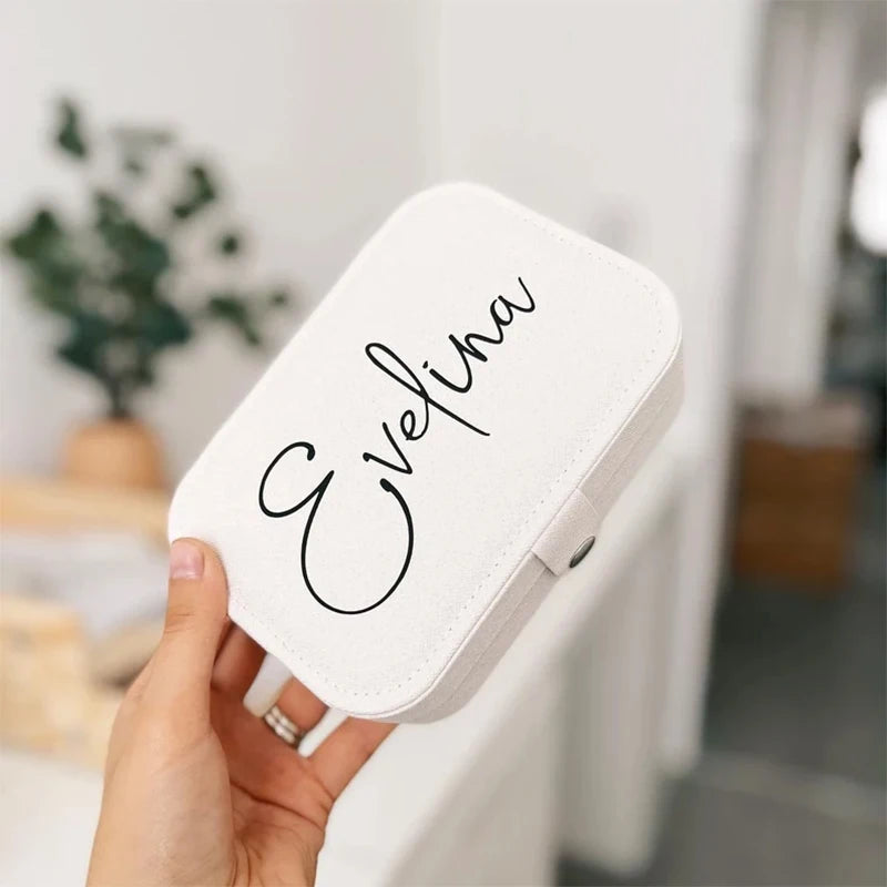 Personalised Custom Name Jewelry Box Bridal Shower Wedding Bachelorette hen Party decoration Mrs bride Bridesmaid Proposal Gift Peaceful Pleasures Health and Wellness