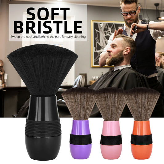 Colorful Barber Neck Brush Soft Bristle Hair Cleaning Duster Brush For Salon Home Hair Styling And Neck Cleaning Peaceful Pleasures Health and Wellness