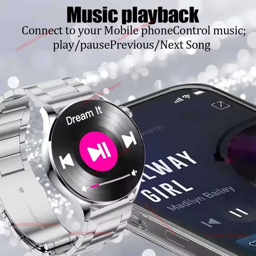 Watch 5 Pro New Men's Smartwatch High-Definition Screen Health Tracking Bluetooth Calls Voice Assistant Sports Smartwatches Hw12 Peaceful Pleasures Health and Wellness