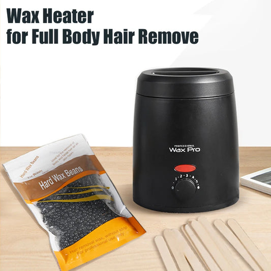 Wax Heater Machine SPA Body Epilator Paraffin Wax Pot Smart Fast Melt HairRemoval Wax Beans Bead Heating Tool Wax Melting Pot Peaceful Pleasures Health and Wellness