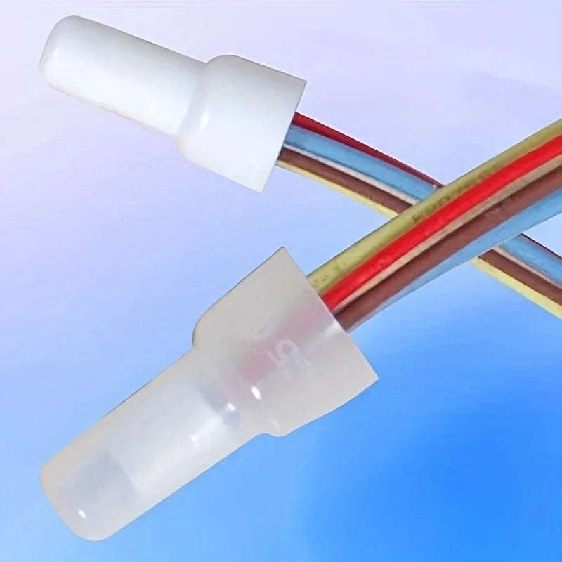 120Pcs Closed End Crimp Cap 22-16 16-14 12-10 AWG Gauge Wire Connector Terminal Peaceful Pleasures Health and Wellness