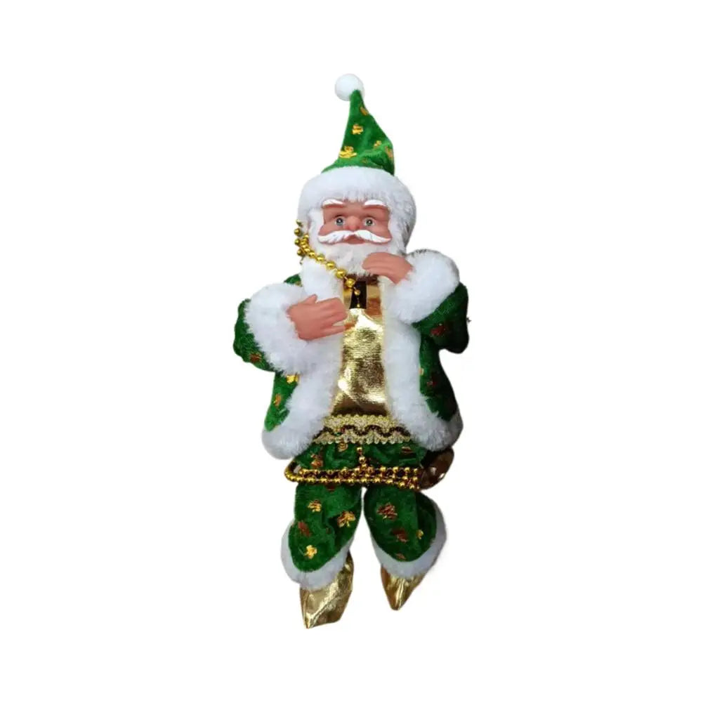 Electric Climbing Santa Claus Rope Toy with Music | Christmas Gift
